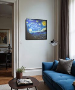 starry night living room 4 dark