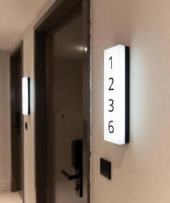 Hotel Suite Number Lightbox [A2]